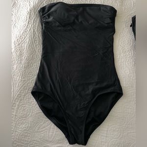 J. Crew Dark Gray One Piece Swimsuit